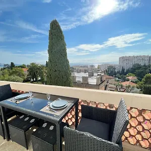 Appartement Renting - Luxurious Sea View Terrasse - King Bed - Parking, Nice